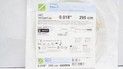 Abbott 1012067-04 Hi-Torque Flex-T Guide Wire System 0.018inch x 295cm (x)